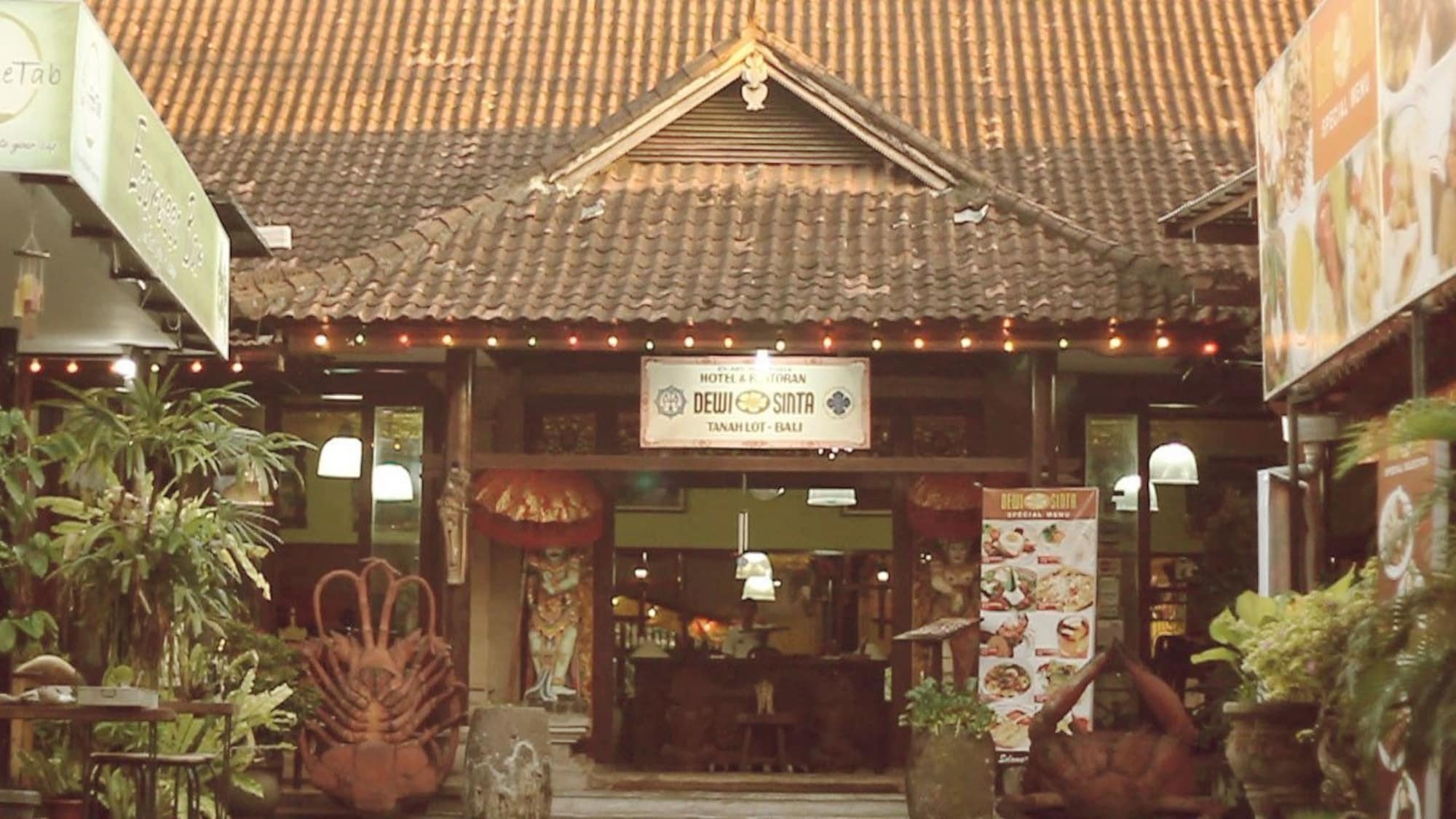 Dewi Sinta Hotel And Restaurant Танах Лот Экстерьер фото